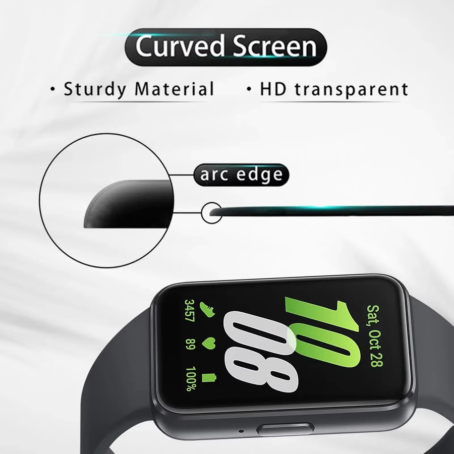 RWBANDS Hydrogelfolie für Samsung Galaxy Fit 3, kratzfester HD-Displayschutz in Transparent - Bild 5