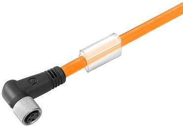 Weidmüller Sensor-Aktor-Anschlussleitung, 4-polig, orange, Länge: 2 m - Bild 1