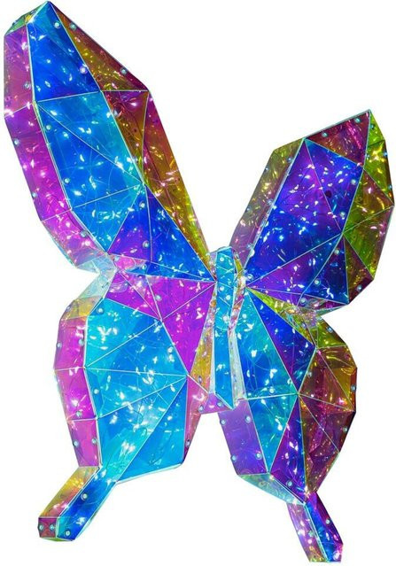 Nolo LED-Dekowandleuchte Butterfly in Multicolour, B/H/T: 46 x 45 x 8 cm - Bild 1