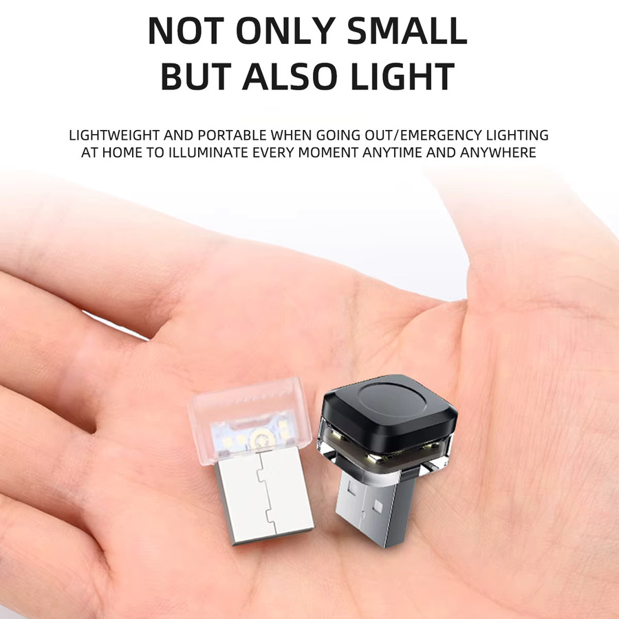KEVANLY Mini USB LED Auto Licht zur Dekoration und als Notfallbeleuchtung - Bild 3