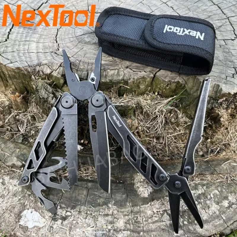 Nextool Flaggschiff Pro 16 in 1 Multitool mit Kydex-Scheide und Klappzange in Silber - Bild 2