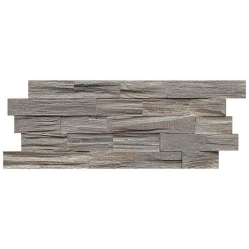 INDO Wandverblender INDO TEAK aus Holz in Grau, geölt, Stärke: 1,8 cm - Bild 2