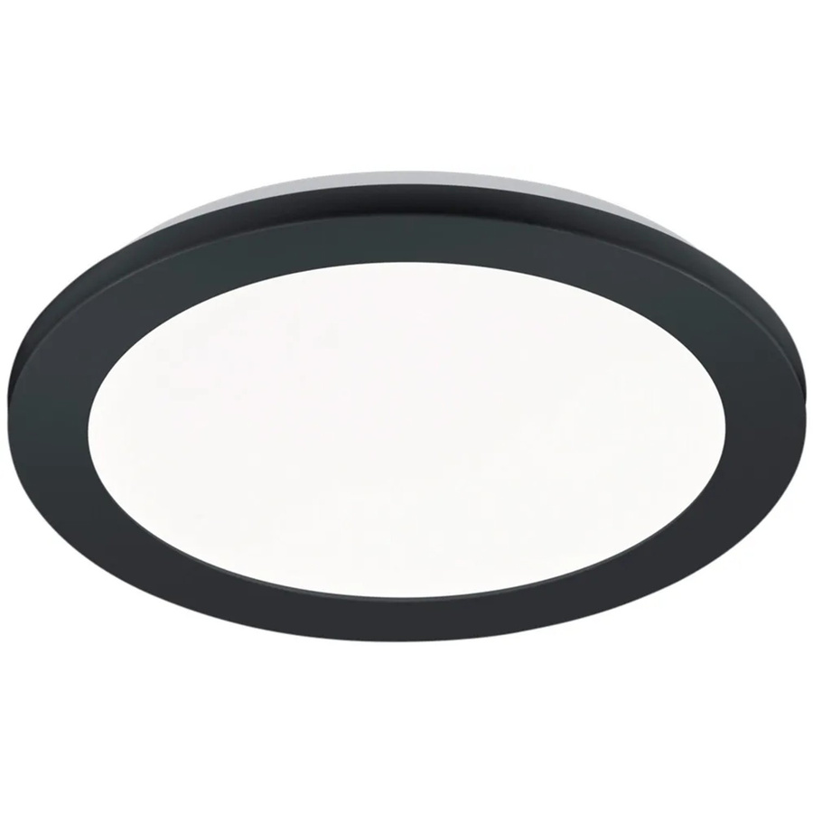 Reality LED Deckenleuchte Camillus Schwarz matt aus Kunststoff, B/T/H: 26 x 26 x 3 cm - Bild 2