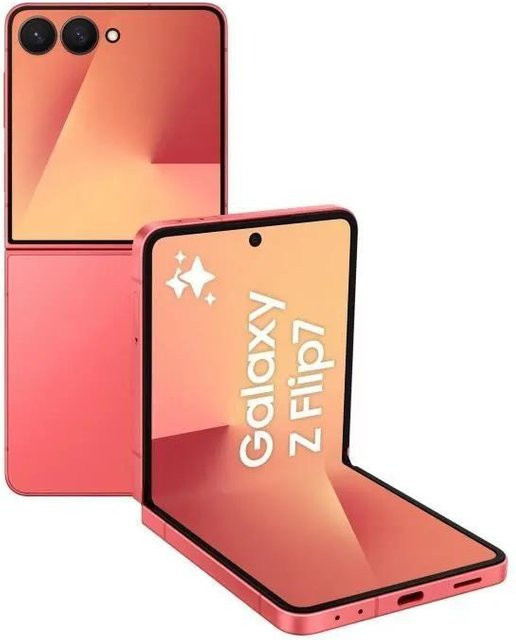 Samsung Galaxy Z Flip7 5G faltbares Smartphone mit 512 GB Speicher in Rot - Bild 1