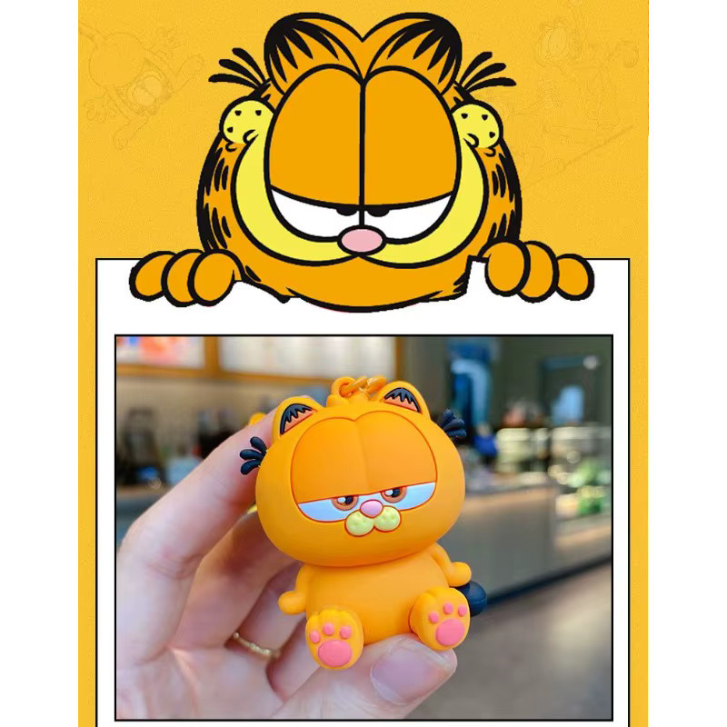 Garfield Schlüsselanhänger, Katzenpuppen-Anhänger, Unisex - Bild 4