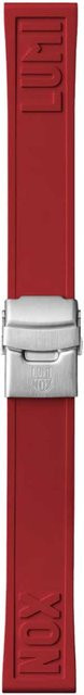 Luminox Uhrenarmband Kautschuk, 22 mm, rot - Bild 1