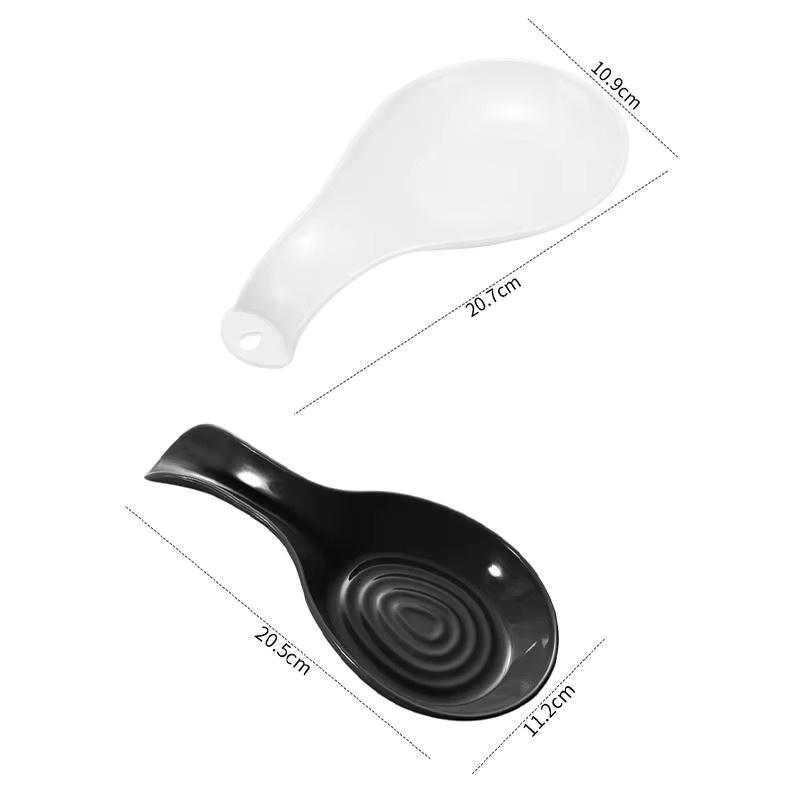 HOUKEA Textur-Keramik-Löffelablage in Multicolour für die Küche als hitzebeständiger Halter für Kochutensilien und Kaffee- sowie Teezubehör - Bild 4