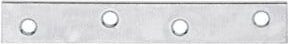GAH Alberts Flachverbinder aus Stahl, gelb sendzimirverzinkt, B: 100 mm, H: 15 mm - Bild 1
