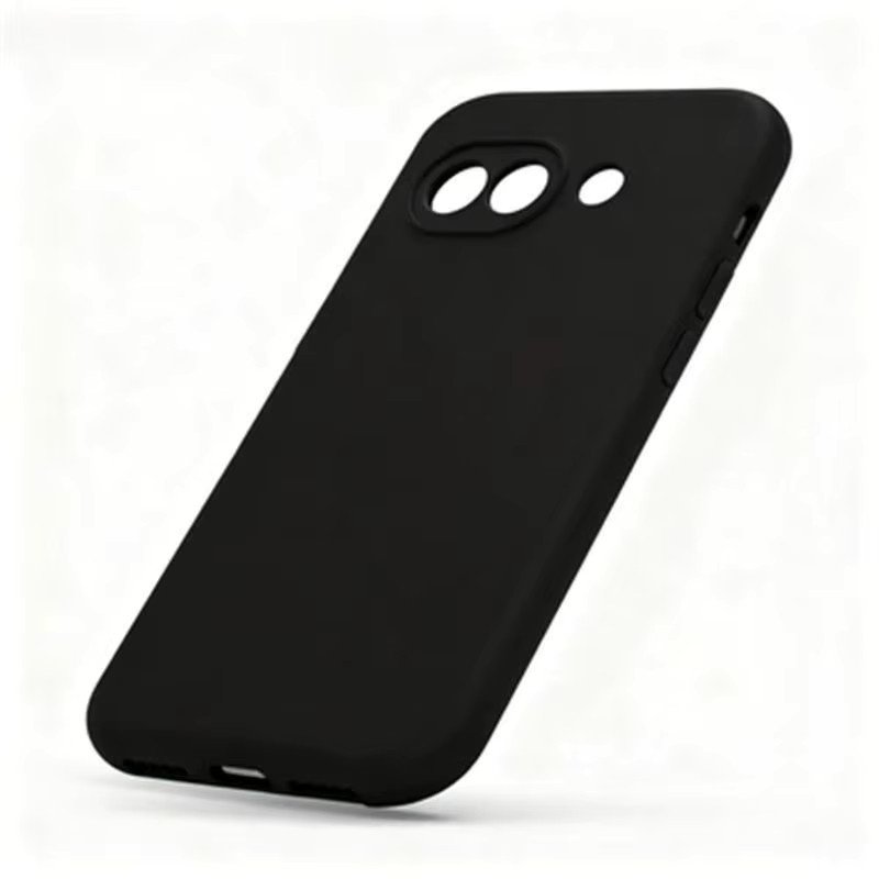 Stoßfeste Schutzhülle aus flüssigem Silikon für Google Pixel 10A, 9A und 8A in Schwarz - Bild 5