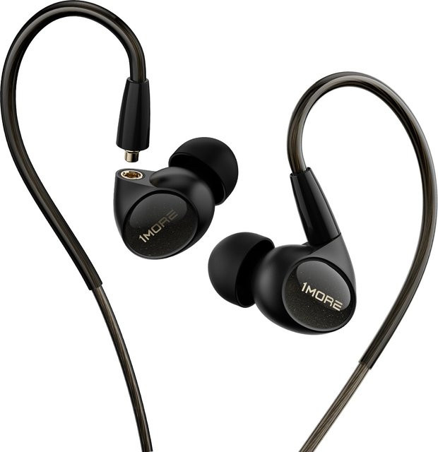 1MORE P50 Kabelgebundene In-Ear-Kopfhörer mit 5-Treiber Hybrid MMCX High-Resolution Audio in Schwarz - Bild 1