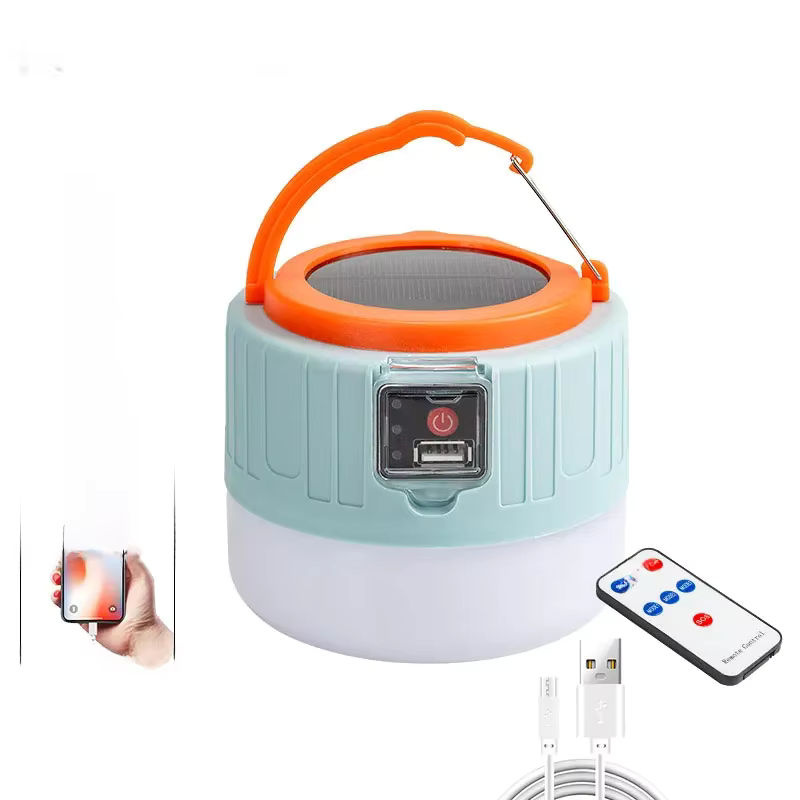 ESMARTER USB aufladbare LED Camping Lampe, tragbare weiße Outdoor Laterne für Zelt, Wandern und BBQ - Bild 5