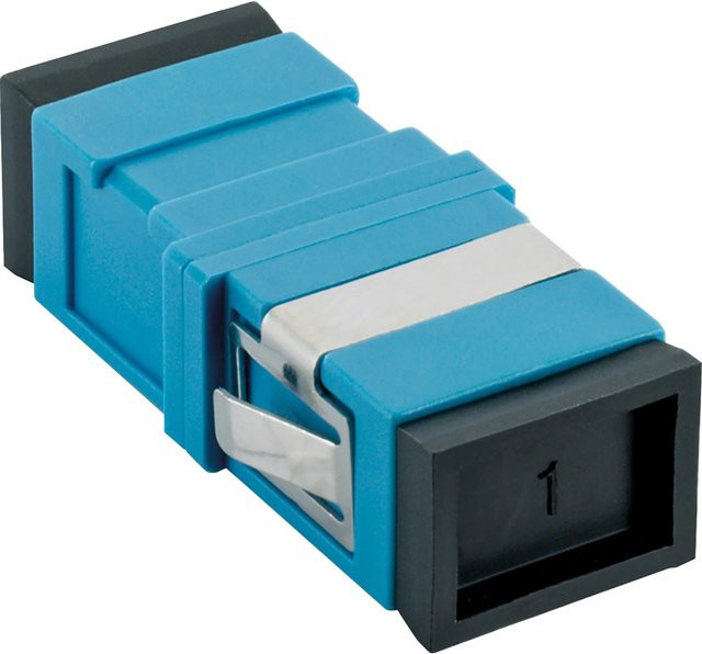 Schwaiger SC Adapter Glasfaser Simplex in Blau - Bild 1