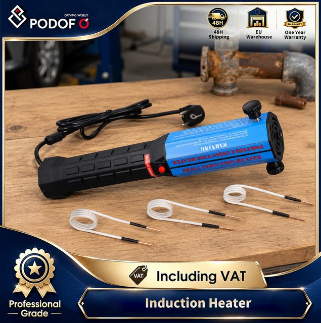 Podofo 1300W Induktionsheizgerät-Set flammenlose Induktionsheizmaschine zur Bolzenentfernung für Autoreparaturen - Bild 1