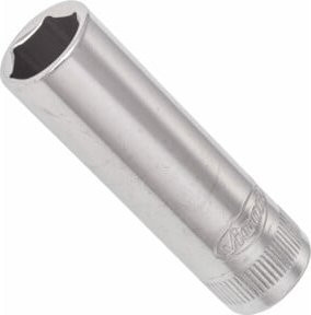 Vigour Steckschlüssel-Einsatz V2539N mit 1/4 Zoll Innenvierkant-Antrieb, Außensechskant-Profil, 10 mm, Farbe: Silber, Gesamtlänge: 50 mm - Bild 1