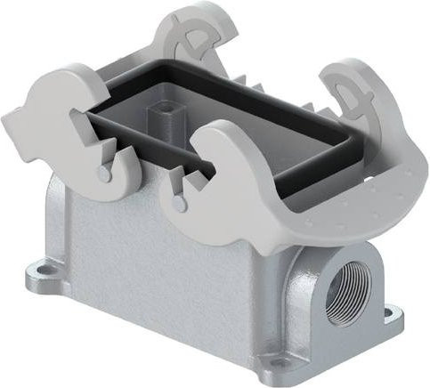 Wieland Electric Gehäuseunterteil 70.330.1035.1 in Grau aus Aluminium - Bild 1