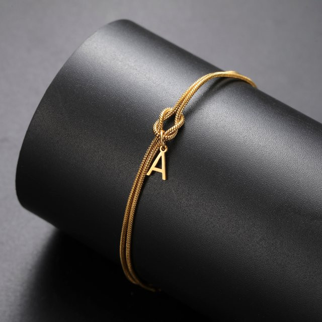 Skyrim Anhänger Armband, Edelstahl, Gold, Unisex - Bild 1