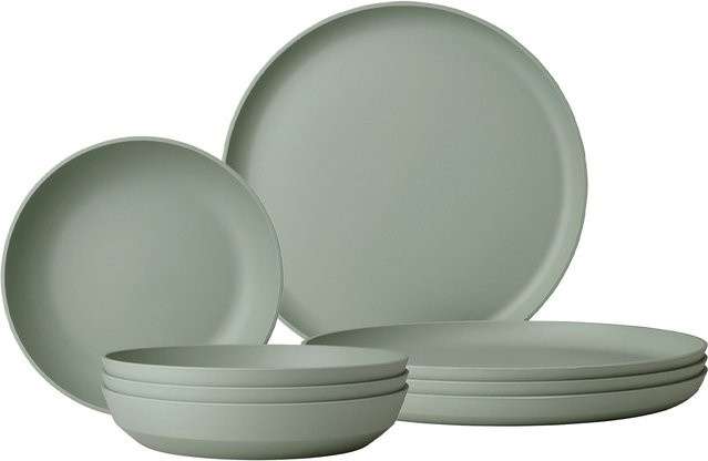 Mepal Silueta Tafel-Set 8-teilig Nordic Sage Green aus Melamin - Bild 1