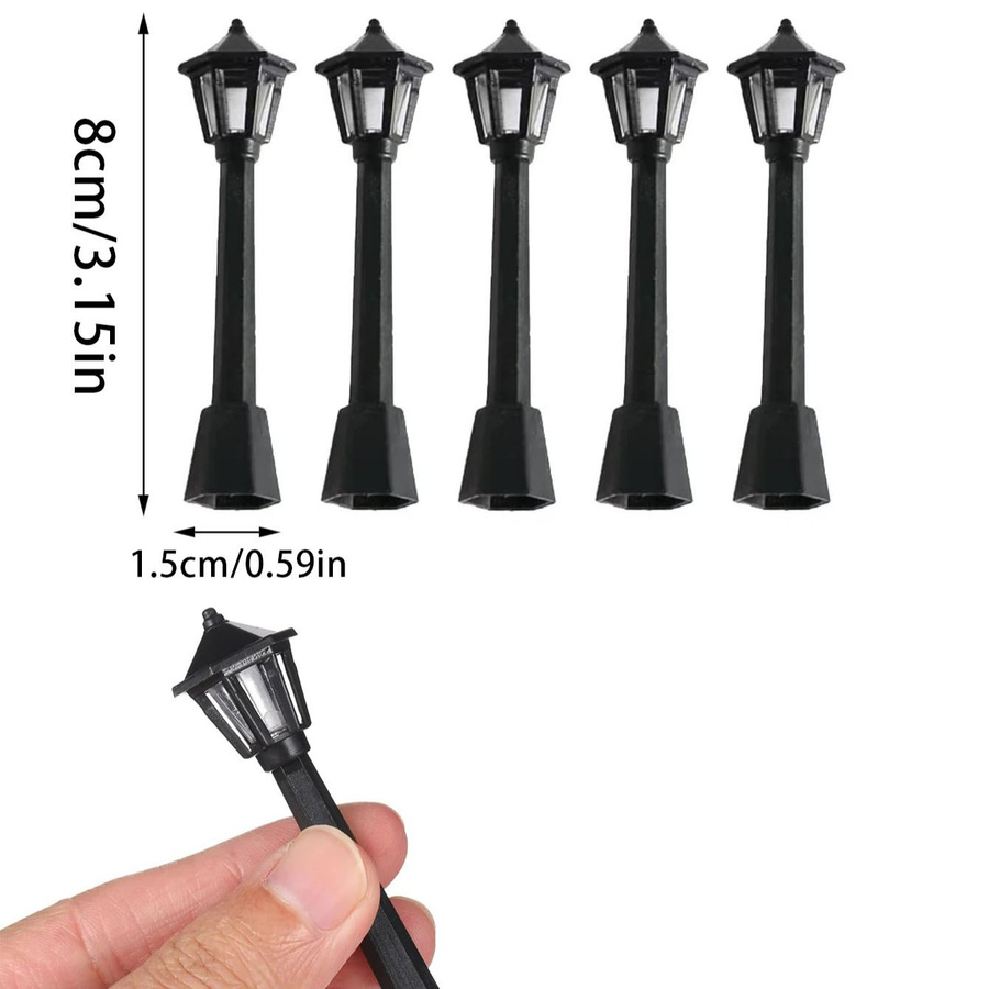 Yiran toy Miniatur Straßenlaterne Lampe 14-teiliges Set - Bild 6