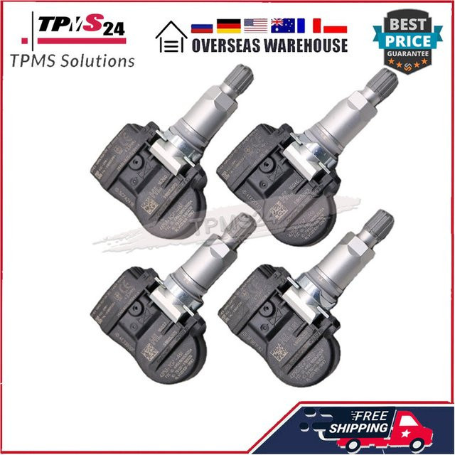 GANGLE 4er-Set TPMS-Reifendrucksensoren für Honda Pilot in Schwarz, Ersatzteil 42753-TG7-A51 und 42753-T6N-A01 - Bild 1