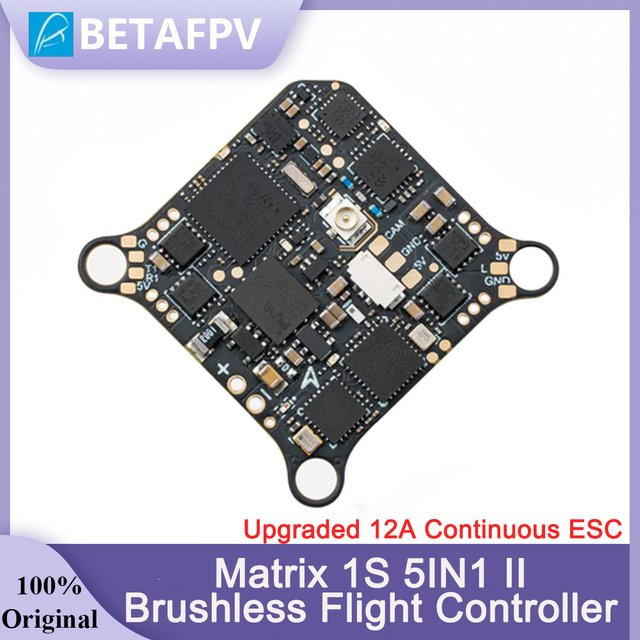BETAFPV Matrix 1S 5IN1 II Bürstenloser Flugcontroller 12A für Air65 II, Air75 II, Meteor65 Pro und Meteor75 Pro FPV-Drohnen - Bild 1