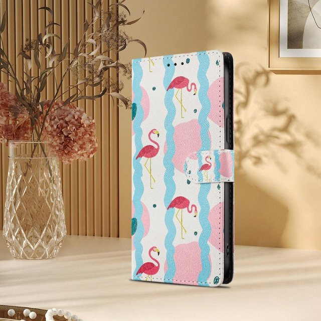 Leder Klapphülle mit Schmetterlingsblumen-Design für Samsung Galaxy S25 S24 S23 S22 S21 S20 Ultra FE Plus Edge, Geldbörse Handyhülle in Multicolour - Bild 1