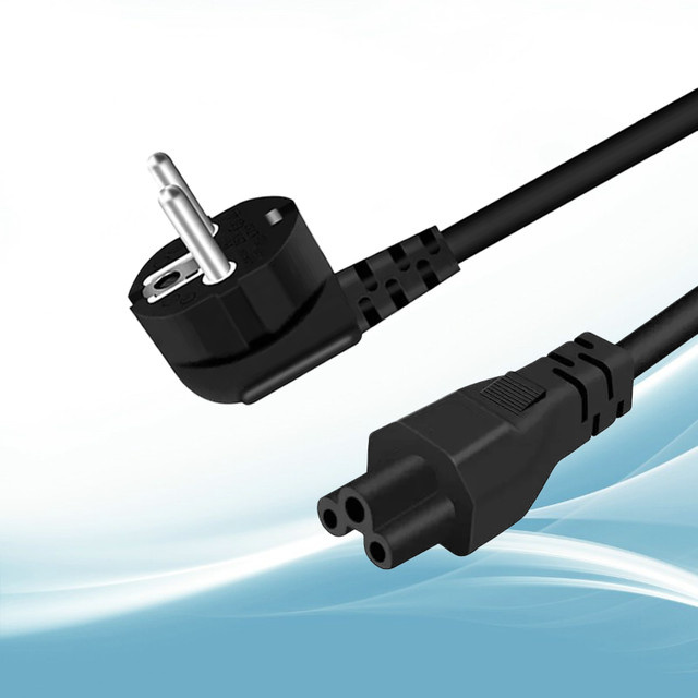 NETCOSY Universal-Laptop-Netzteil mit 3-Pin-Anschluss, 1,5 m Kabel, Schwarz - Bild 1