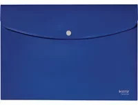 Leitz Sammelmappe Recycle A4 Blau mit Druckknopfverschluss aus Recyclingkunststoff und Blauer Engel - Bild 3