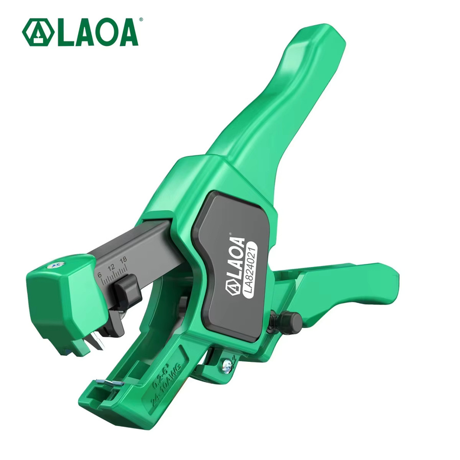 LAOA Multifunktionale automatische Abisolierzange in Grün für Kabel von 0,2–6 mm mit Kabelschneidefunktion - Bild 2