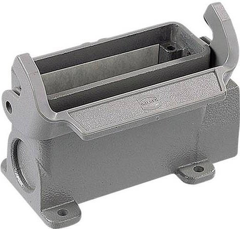 Harting Han Sockelgehäuse 16A-asg1-LB-M25 in Grau aus Kunststoff - Bild 1