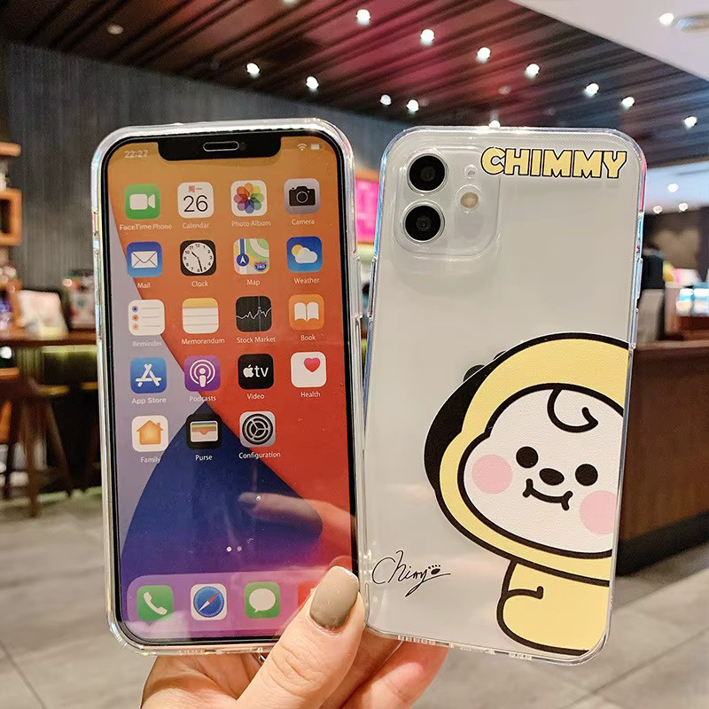Süße Chimmys Handyhülle für iPhone 17 16 15 14 13 12 11 Pro Max Plus X XR XS mit transparenter weicher Rückseite - Bild 2