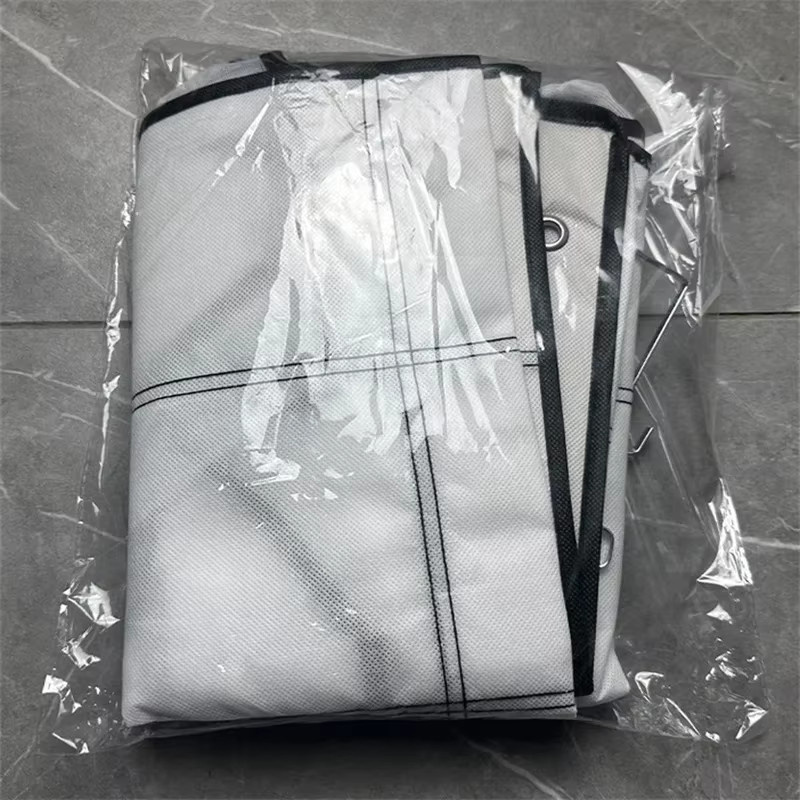 HOCOSHINE Hängendes Schuhregal mit 24 großen Netztaschen als Tür-Organizer für den Schrank in Schwarz oder Weiß - Bild 4