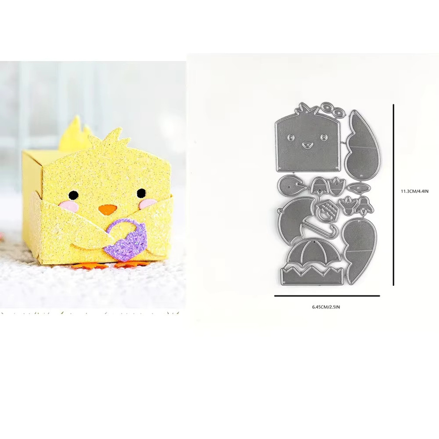 Silberne Metall-Stanzformen für DIY-Kartenherstellung und Scrapbooking - Bild 2
