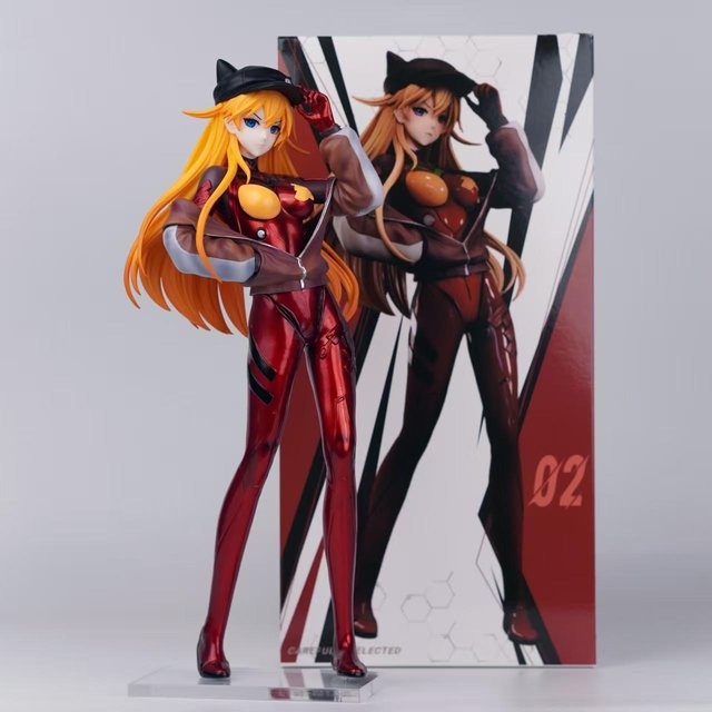 Yiran toy 1 Soryu Asuka Langrey Shikinami Asuka Rangure Anime PVC Actionfigur 27cm - Bild 1