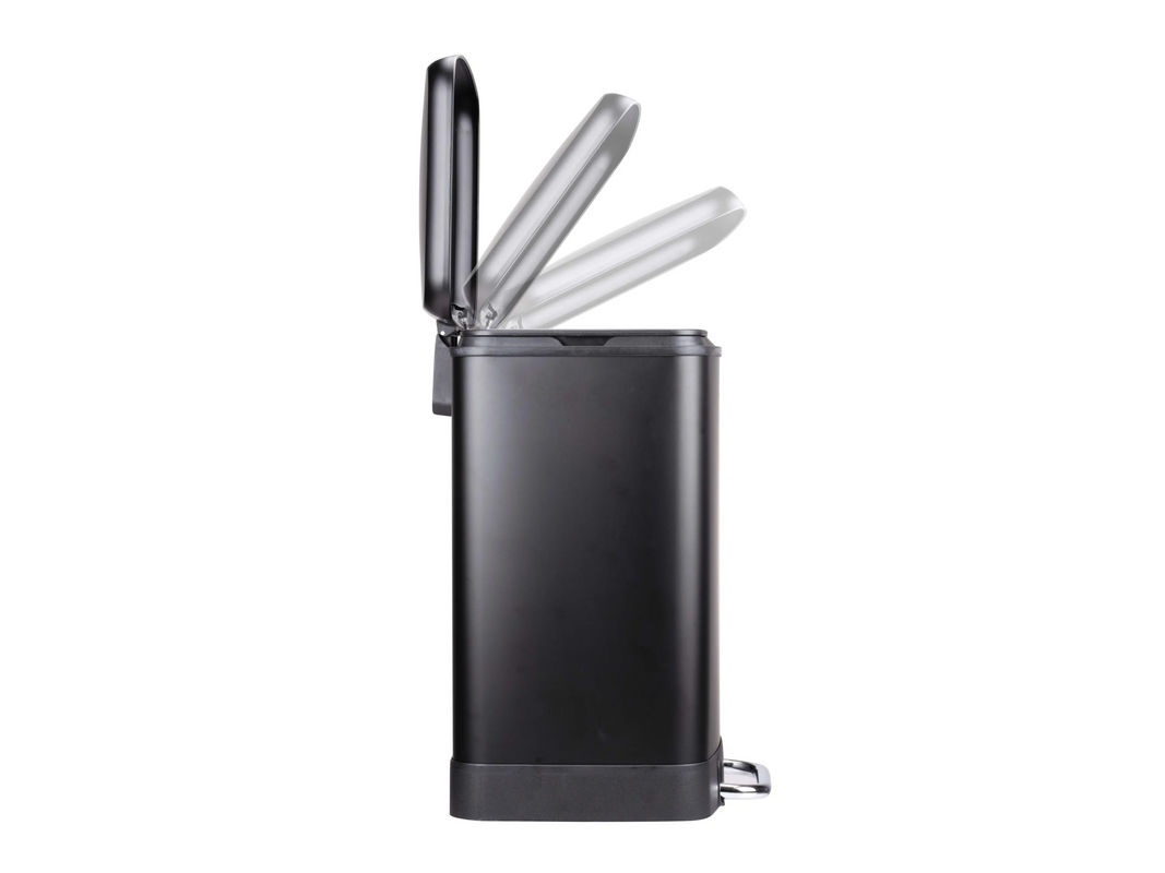 Dirt Devil Treteimer mit Soft-Close in Schwarz, 2 x 12 L, B/H/T: 37,5 x 51,3 x 34,8 cm - Bild 4