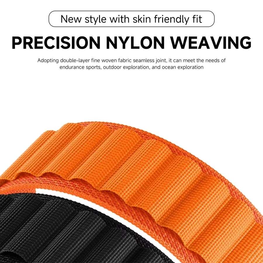 Huawei Uhrenarmband Alpine Loop Nylon, orange, Unisex - Bild 3