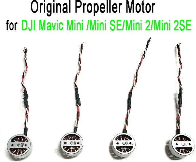 DJI Mavic Mini 2 SE Ersatzarmmotoren Set für Vorder- und Hinterarme in Silber - Bild 1