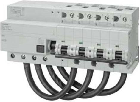 Siemens RCBO FI-Schutzschalter und Leitungsschutzschalter 125A 1A 400V grau - Bild 1