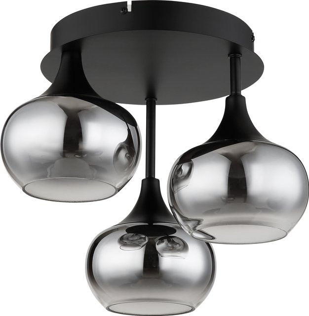 GLOBO Lighting Deckenleuchte LUI in Schwarz Matt - Bild 1