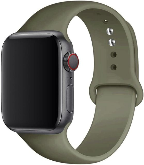 Silikonarmband, khaki, Unisex - Bild 1
