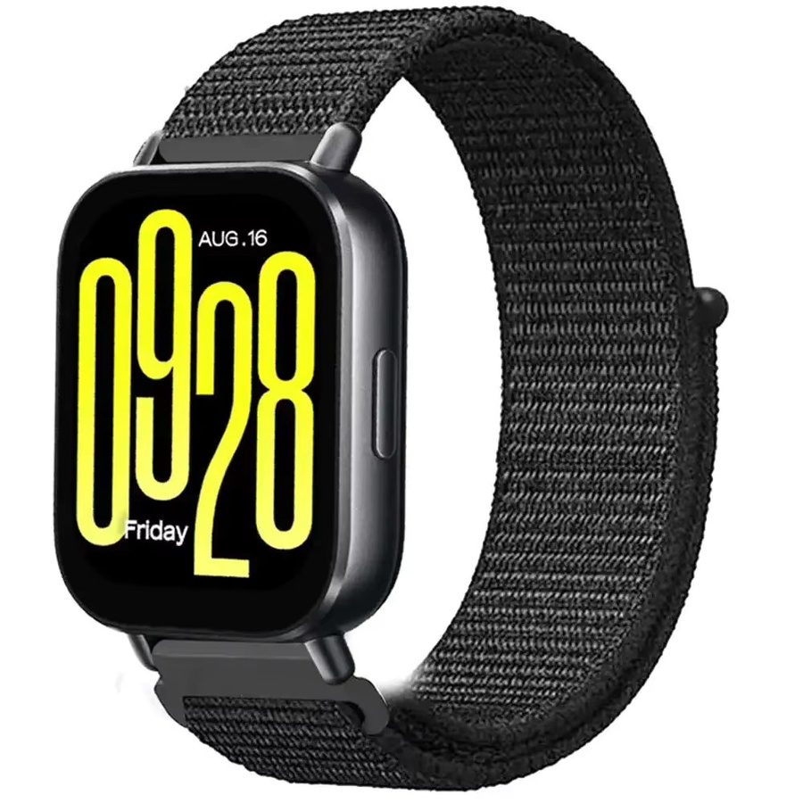 Uhrenarmband Nylon, Schwarz, Unisex - Bild 2