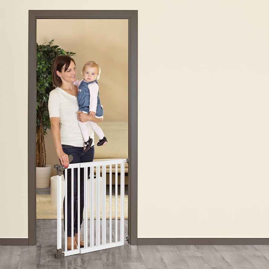 Reer Klemm- und Schraubgitter T-Gate Active Lock aus Metall in Weiß, Breite: 73 - 106 cm - Bild 4