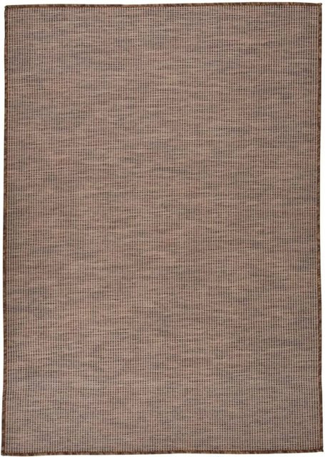vidaXL Outdoorteppich Flachgewebe Braun B: 160 cm, T: 230 cm - Bild 1