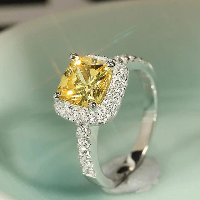 YIRAN Jewelry Ring, Gold, Zirkonia, Damen - Bild 1