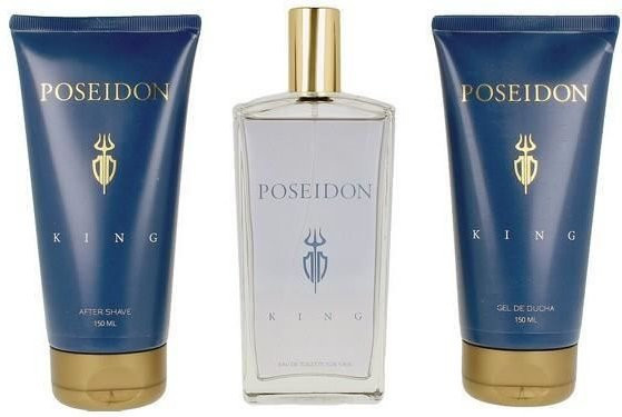 Poseidon Der König Parfum-Set, Eau de Toilette, Aftershave, Duschgel, Herren - Bild 1