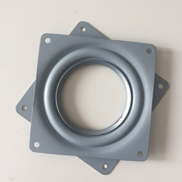 3 Zoll Drehteller Basis in Silber für Plattenspieler und Display-Hardware, 360 Grad drehbar - Bild 1