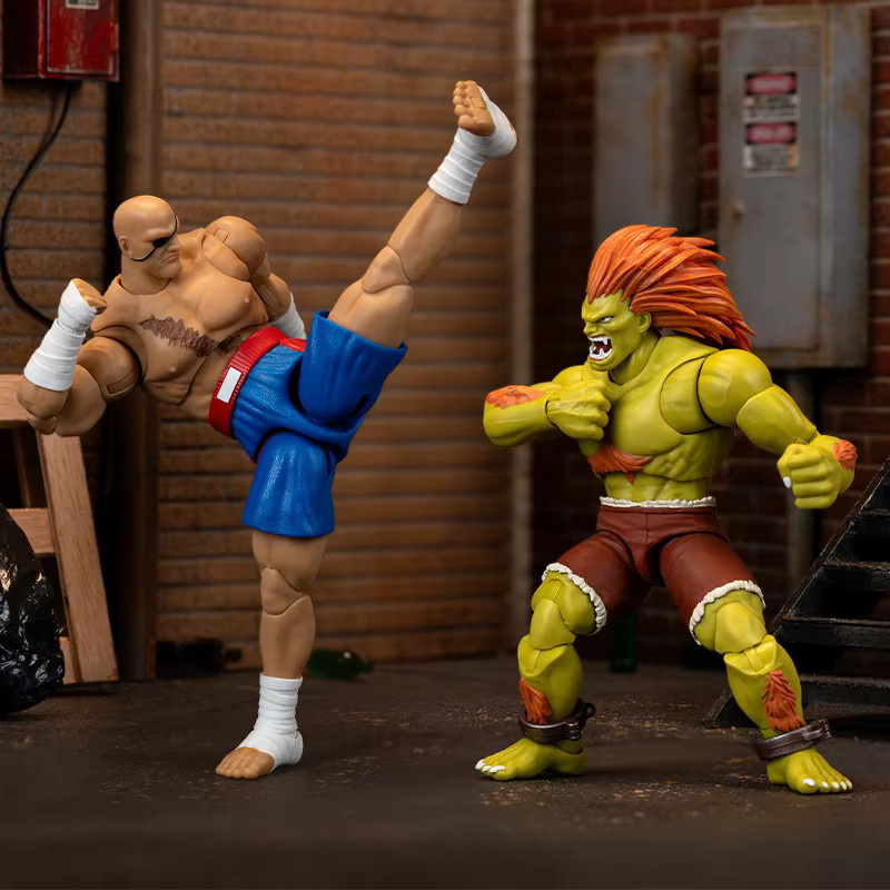 Jada Street Fighter Actionfigur, 6 Zoll, Vega Sagat Blanka - Bild 2