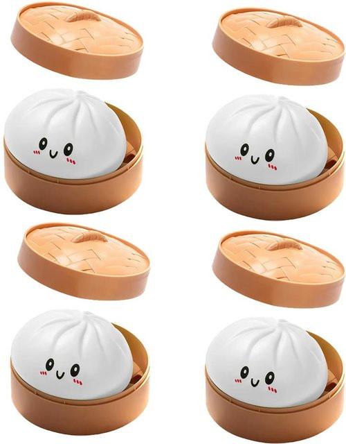 Yiran toy 1 Dumpling Stressbälle, Fidget Sensorisches Spielzeug, mit Dampfgarer Knete - Bild 1