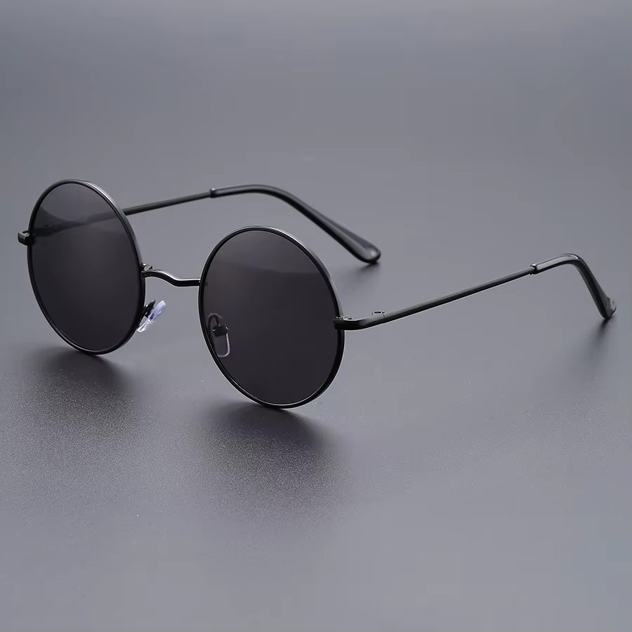 Hindfield Sonnenbrille, Rund, Vollrand, Metall - Bild 1