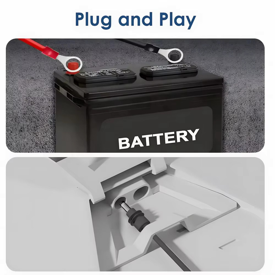 SZKOSTON DC-Steckverbinder Verlängerungskabel für Starlink Mini, 18AWG Stromkabel mit O-Ring für Camping, Wohnmobil und LKW - Bild 4