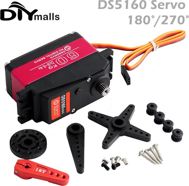 wishiot Digitaler Servo, Wasserdicht, Vollmetallgetriebe, für Redcat Baja 1/5 RC Auto - Bild 1